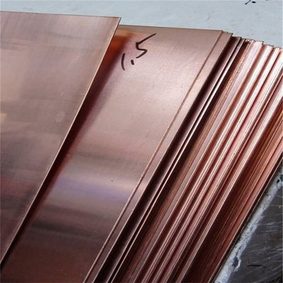 99.99% Copper Cathodes Plates 3mm 5mm 20mm Thickness C1100 T2 4x8 Copper Alloy Sheet For Embossing Seal Stamp